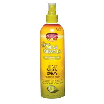 African Pride Olive Miracle Braid Spray 12oz - ALL THINGS HAIR LTD