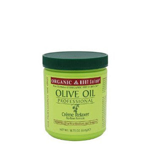Organic Root Stimulator Olive Oil Professional Creme Relaxer Normal 18.75 oz - ALL THINGS HAIR LTD