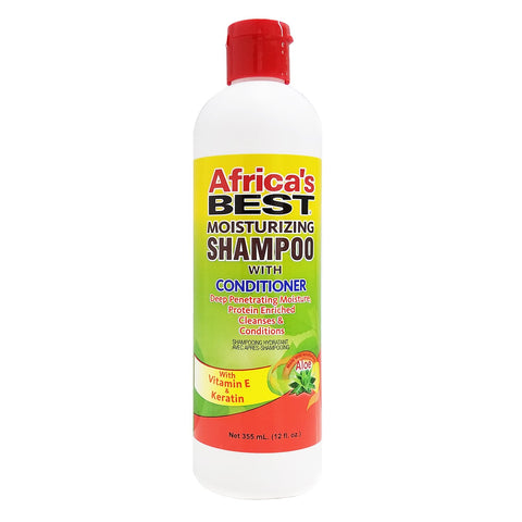 Africa's Best Moisturizing Shampoo With Conditioner, 12 Oz
