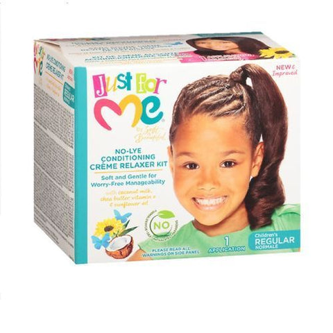 Just For Me! No-Lye Conditioning Relaxer Kit - Regular